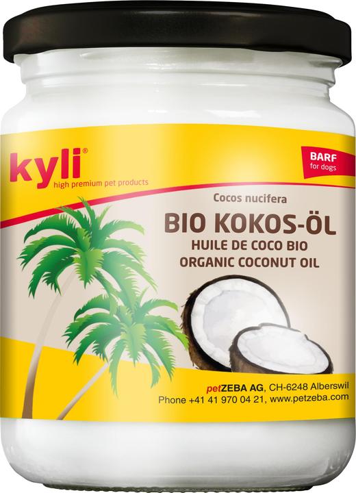 Produktbild Kyli Kokos Öl Bio, kaltgepresst (Hund, 255 ml)