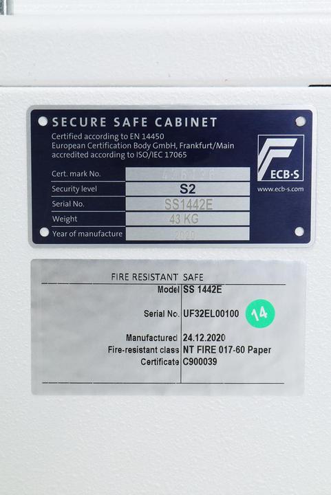 Image du produit Phoenix Coffre-fort anti-effraction SS1442E FORTRESS PRO (20 l)