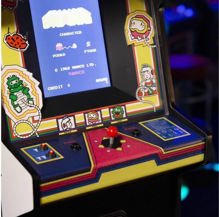 Actual product image Numskull Quarter Scale Arcade Cabinet - Dig Dug