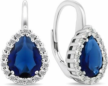 Actual product image Brilio Silver - Charming silver earrings with zircons 436 001 00543 0400550