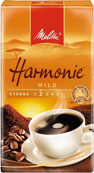 Produktbild Melitta Harmonie MILD Kaffee, gemahlen 500,0 g (500 g)