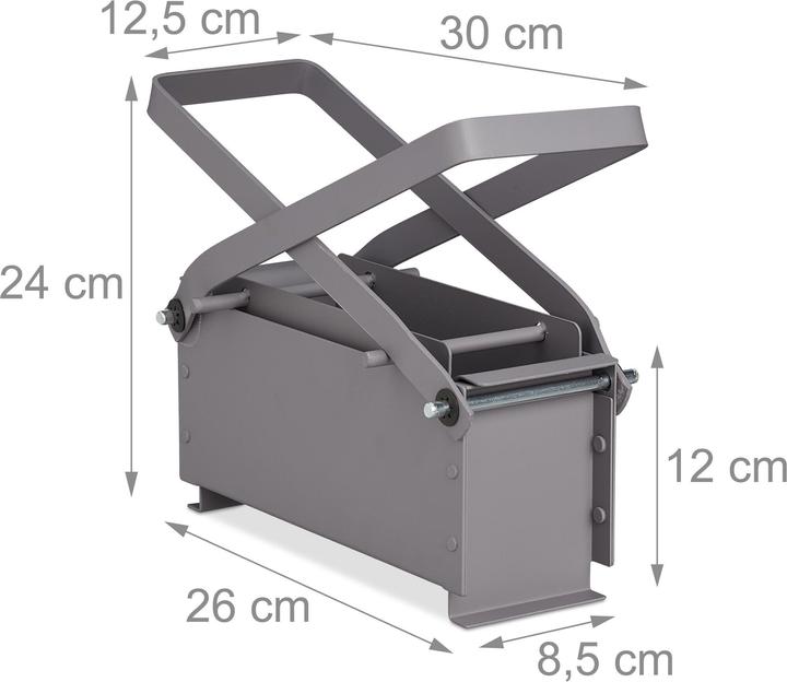 Actual product image Relaxdays Paper briquette press