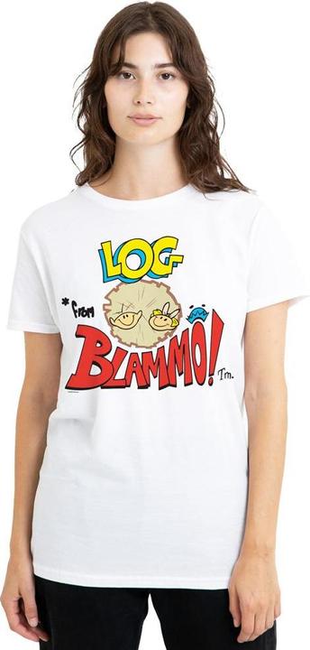 Actual product image Ren & Stimpy Unisex Adult Log From Blamo T-Shirt (S)