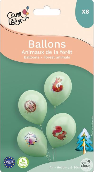 Actual product image P'tit Clown Balloons Animals Get Wild