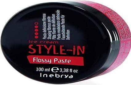 Inebrya Style-In Flossy Paste Shaping Fibrous Paste - Modeling Paste - 100ml (Haarpaste, 100 ml)