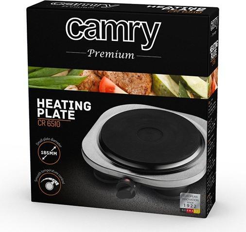 Immagine prodotto Camry CR 6511 Nero, Acciaio inox Piano di lavoro in ceramica 2 zone