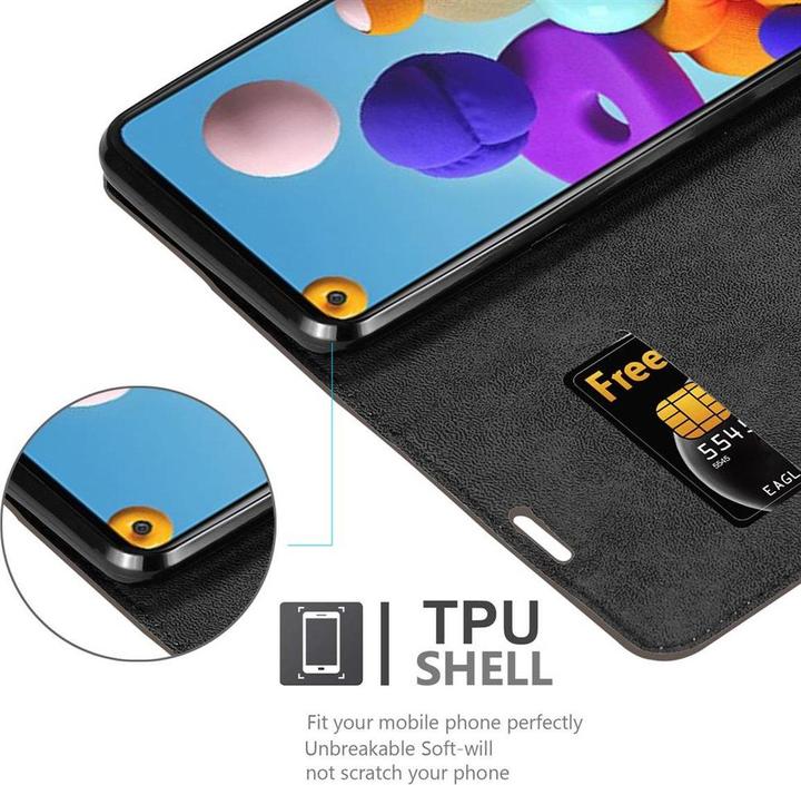 Productafbeelding Cadorabo Boek Onzichtbare Magneethoes (Samsung Galaxy A21)