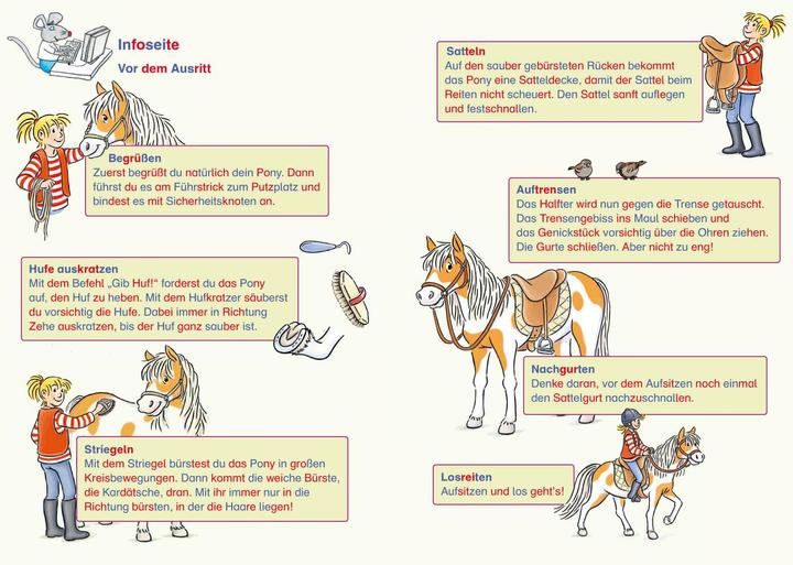 Actual product image LESEMAUS zum Lesenlernen Sammelbände: Pony-Silben-Geschichten mit Conni (German, Liane Tailor, Herdis Albrecht, Julia Boehme, 2024)