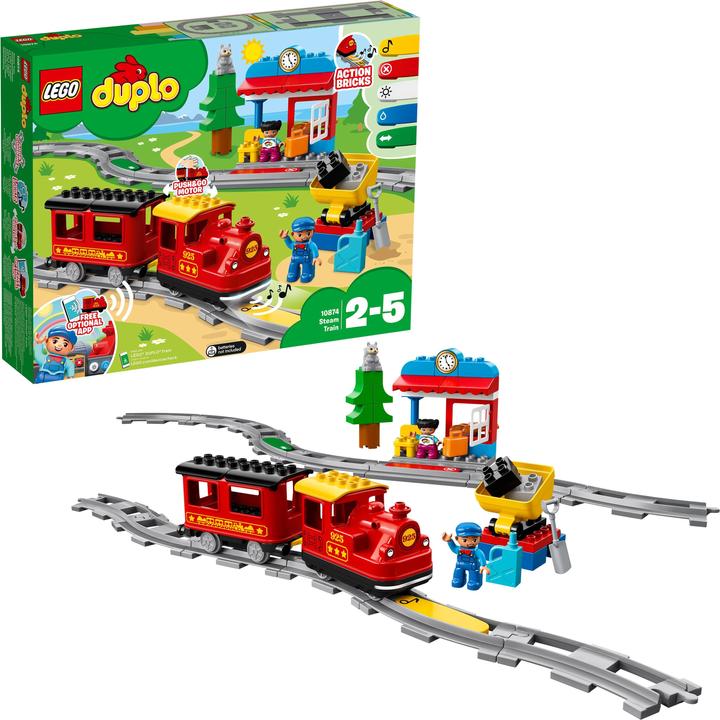 Productafbeelding LEGO Stoomspoorweg (10874)