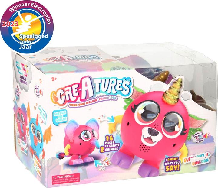 Image du produit Boti Créatures créant votre propre Walkin Monsta - Éléphant et licorne