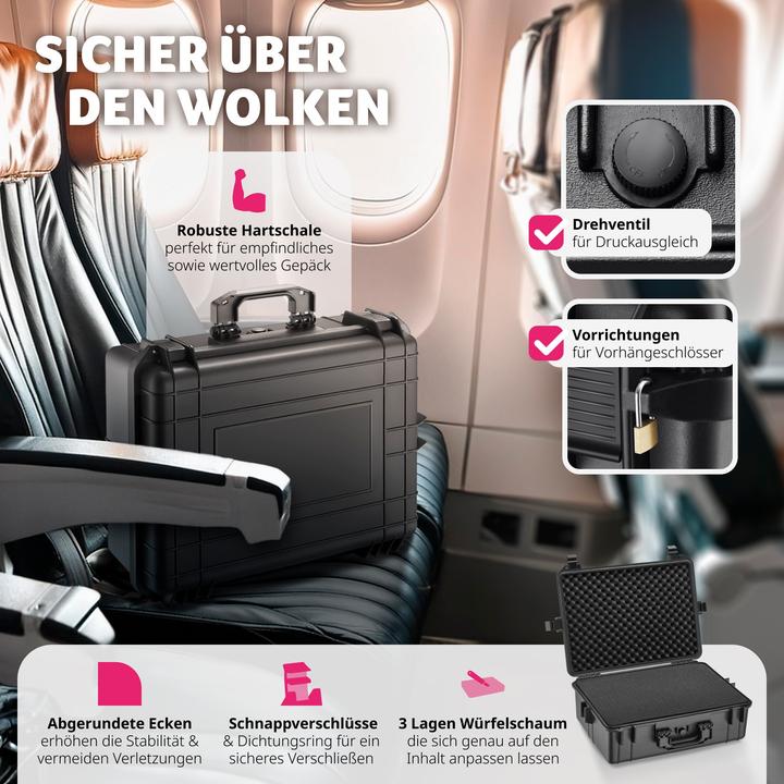 Image du produit tectake Valise de protection matériel photo (Mallette photo, 35 l)