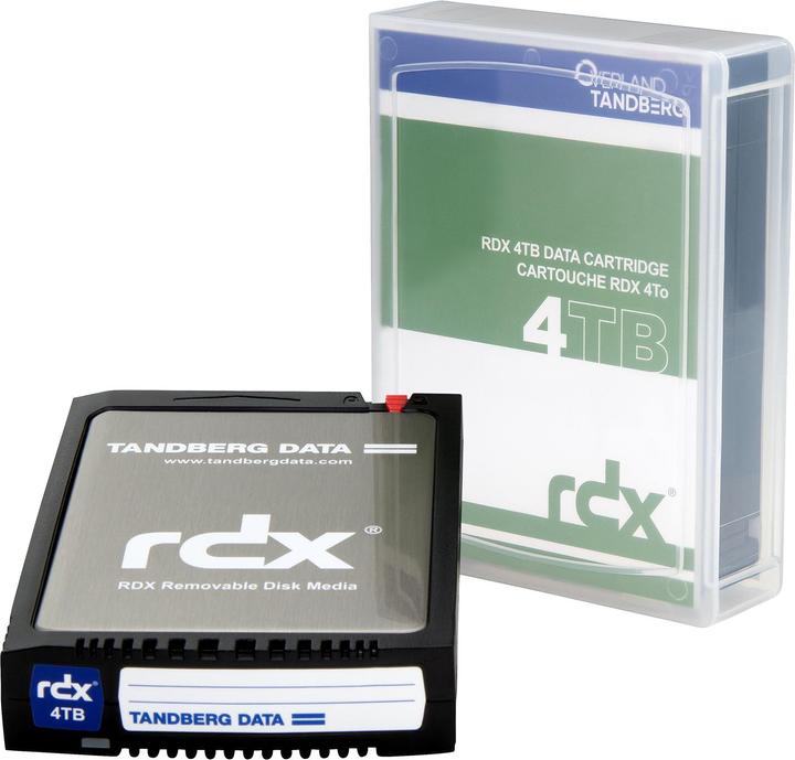 Produktbild Tandberg Data Tandberg Rdx 4tb Cartridge Rdx Cartridge (RDX (HDD), 4000 GB)