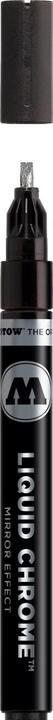 Image du produit Molotow LIQUID CHROME™ Crayon calligraphie acrylique argenté 3,0 mm, 1 pc. (Noir, 3 mm, 1 x)