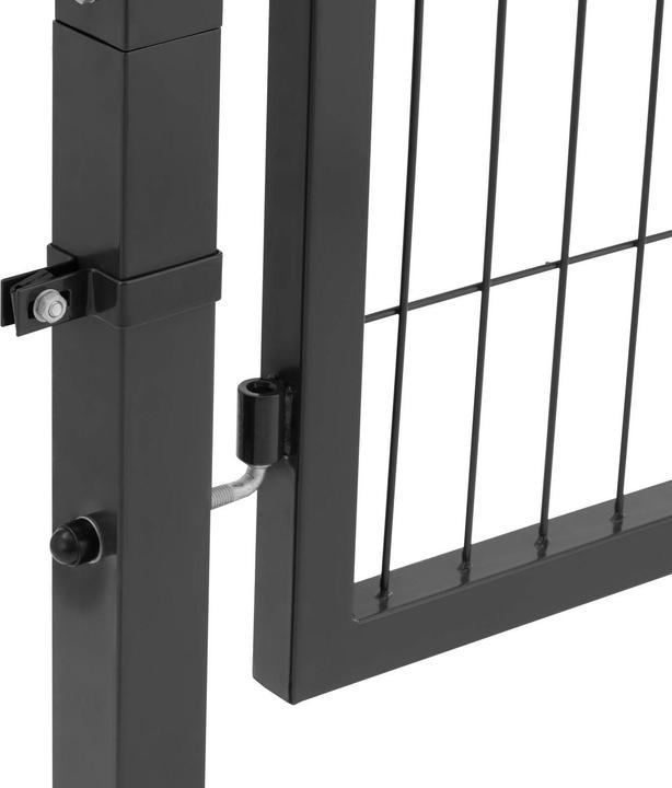 Produktbild Wiesenfield Gartentor Metall Gartentür Zauntor Stabmattenzaun-Tor 105 x 170 cm abschliessbar