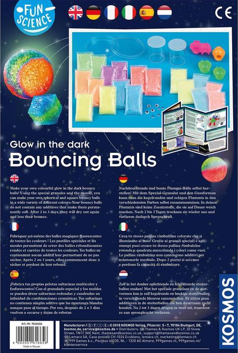 Produktbild Kosmos Cosmos Glow in the Dark Herstellung von Hüpfbällen