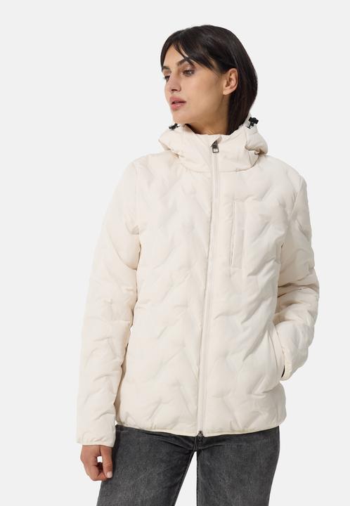 Cash-Mere Padded Jacket mit Kapuze