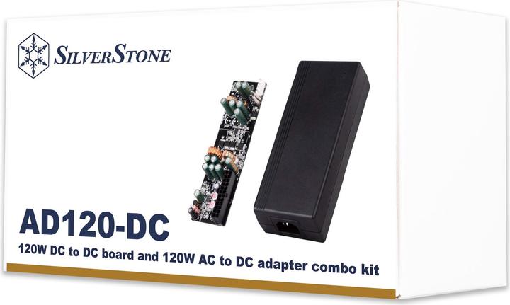 Produktbild Silverstone AD120-DC, 120-W-Gleichspannung-zu-Gleichspannung-Platine und 120-W-Wechselspannung-zu- (120 W)