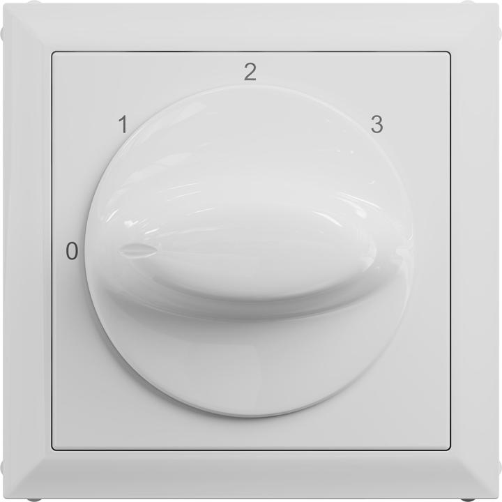 Actual product image Legrand SEANO cover for 3-step switch with zero position (0, 1, 2, 3), three different operating modes