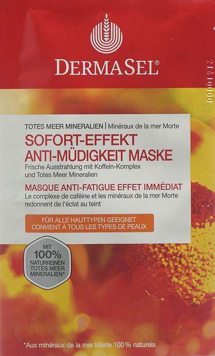 Produktbild DermaSel Maske Anti-Müdigkeit deutsch/französisch (12 ml)