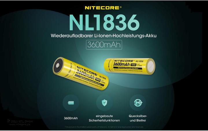 Immagine prodotto Nitecore Presa Per Batteria Agli Ioni Di Litio Da 3,6v