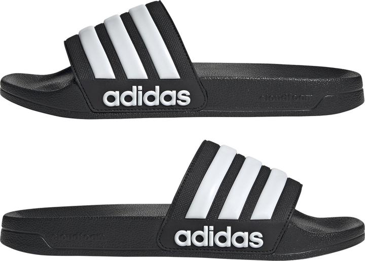 Actual product image adidas ADILETTE SHOWER,CBLACK/FTWWHT/CBLAC CBLACK/FTWWHT/CBLACK Size: 12 (47)