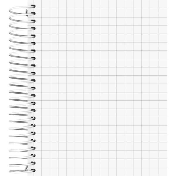 Produktbild Collegeblock Student DIN A6 kariert 70g/m² Karton rot 160 Bl. (A6, Kariert)