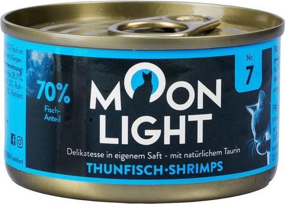 Moonlight Dinner Nr 7 Tuna and shrimps - wet cat food - 80g (Adult, 80 g)