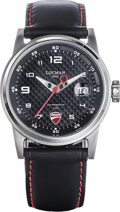 Actual product image Locman Italy Men's Watch Ducati Automatic Ref. D104A09S (Analogue wristwatch, 42 mm)