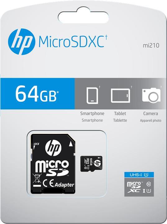 Actual product image PNY SDU64GBXC10HP-EF Memory card 64 GB MicroSDXC Class 10 UHS-I (64 GB, microSDXC, U1, UHS-I)