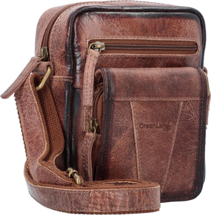 Actual product image Greenland Nature Mascu & Line shoulder bag leather 20 cm