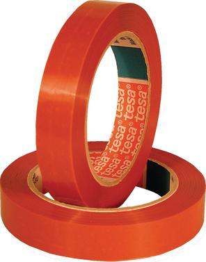 Produktbild tesa Strapping-Klebeband, 25mm x 66m, Orange (25 mm)