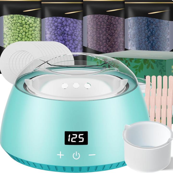 Cithot Professionelles Waxing Set mit LCD-Display (500 ml, 1 x, 400 g)