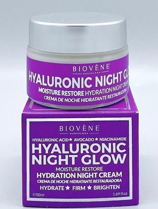 Biovène Biovene Hyaluronic Night Glow Moisture Restore Hydration Night Cream 50ml (50 ml)