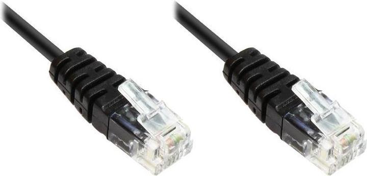 Immagine prodotto Good Connections Cavo di collegamento ISDN, 2x spina RJ11, 4 fili, rotondo, nero, 0,6m, ®