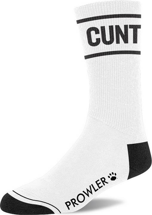 Immagine prodotto Prowler Cunt Socks - White/Black (Taglia unica)