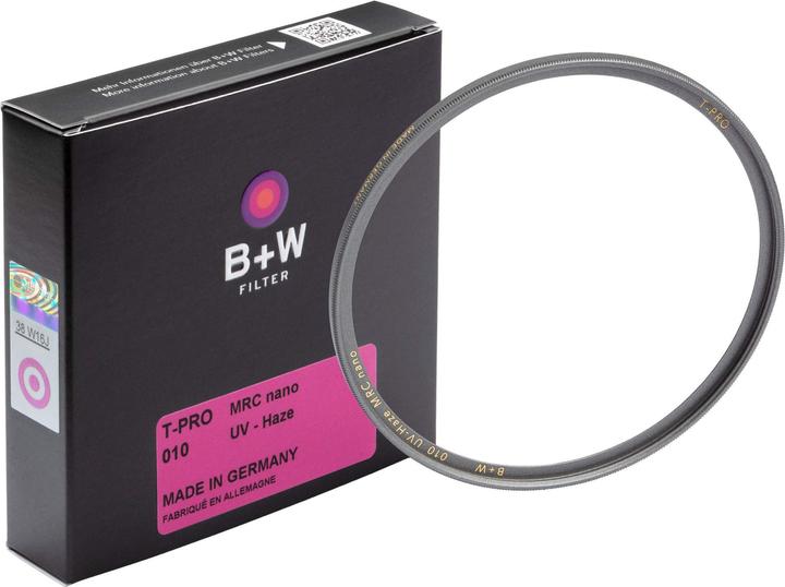 Image du produit B+W T-Pro 010 UV-haze MRC nano 77mm (77 mm, Filtre UV, Filtre de protection)