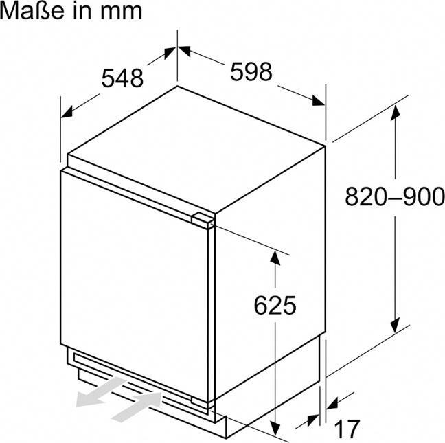 Produktbild Siemens SIEM Unterbau-Gefrierschrank (Einbau, 85 l)