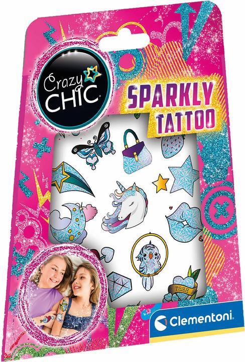 Image du produit Clementoni Crazy Chic - Paillettes de tatouage urbain