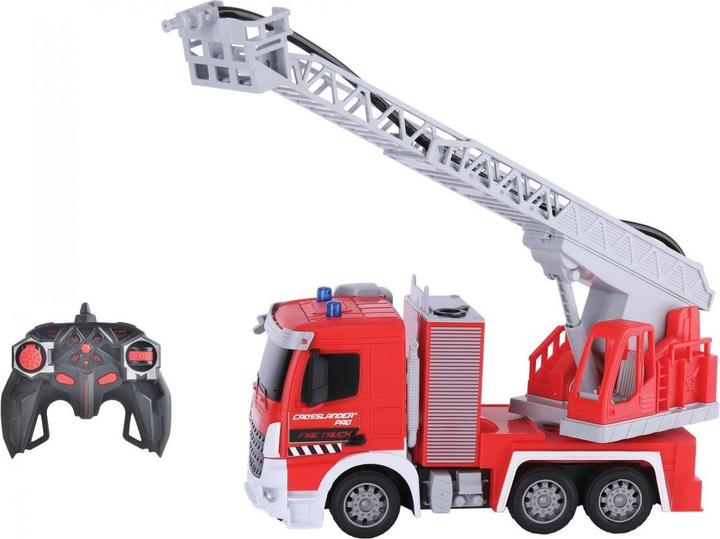 Image du produit Lexibook Camion de pompiers télécommandé CROSSLANDER PRO avec échelle, pulvérisateur d'eau, effets sonores