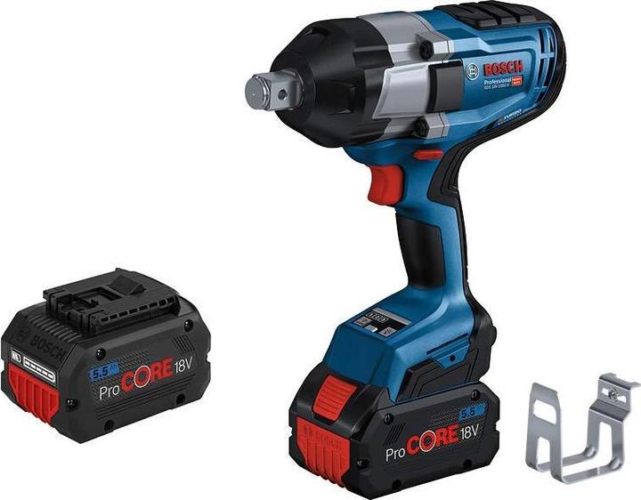 Immagine prodotto Bosch Professional Avvitatore a impulsi a batteria GDS 18V-1050 H, 2 batterie ProCORE18V 5.5Ah, caricabatterie, L-BOXX (Batteria ricaricabile)
