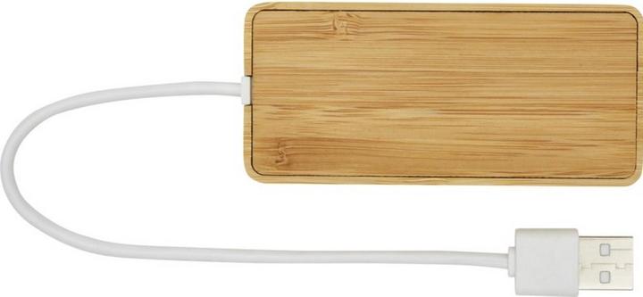 Actual product image Generic Tapas Bamboo USB 3.0 Hub (USB-C)