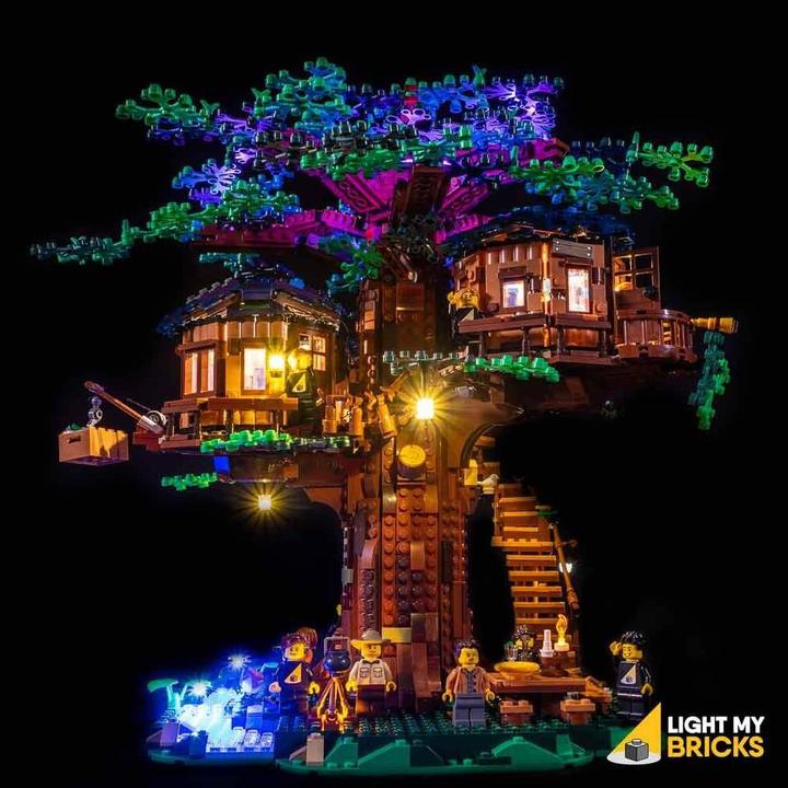 Actual product image Light my bricks LED light set for LEGO tree house