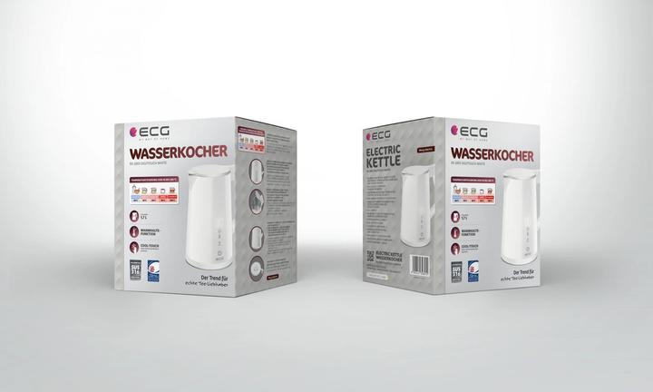 Produktbild ECG RK 1893 Digitouch electric kettle White (1.70 l)