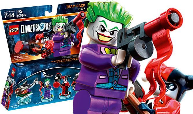 Actual product image LEGO Dimensions Joker Harley Team Pack (LEGO Dimensions)