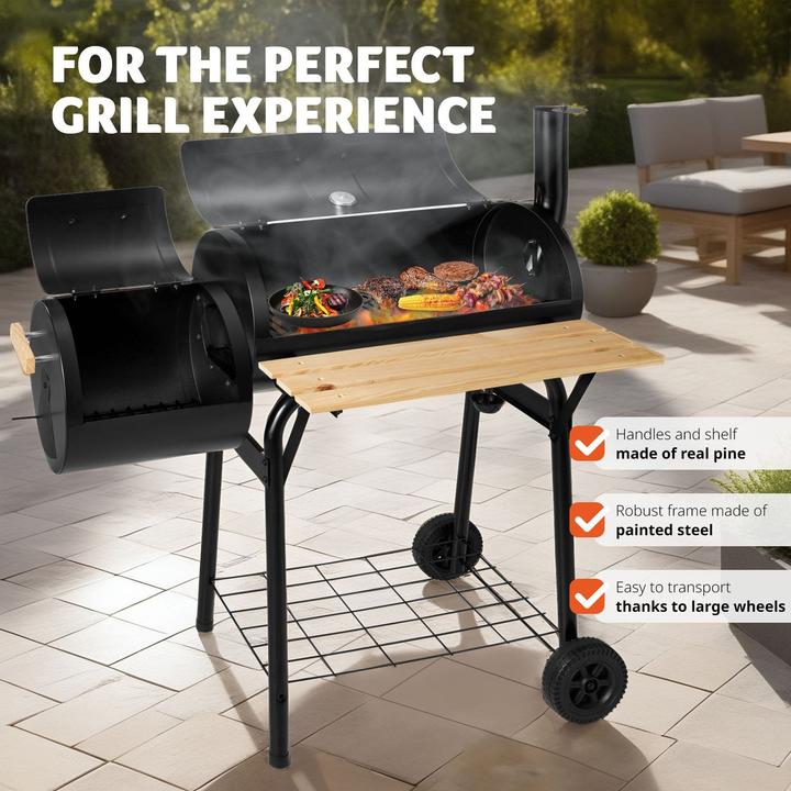 Image du produit tectake Barbecue Smoker Américain (58 cm)