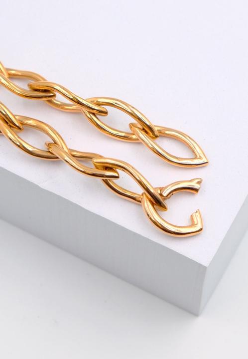 Produktbild Muau Navette (20 cm, 750/18K Rotgold)