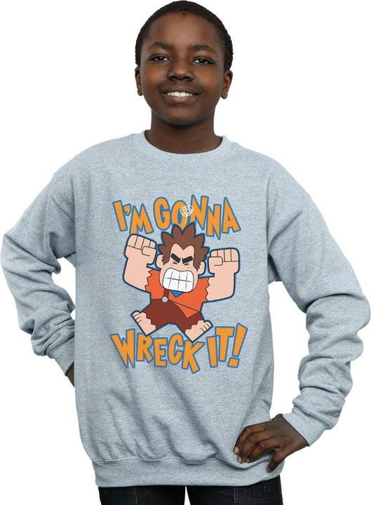 Actual product image Disney Boys Wreck It Ralph I'm Gonna Wreck It Sweatshirt (140, 146)
