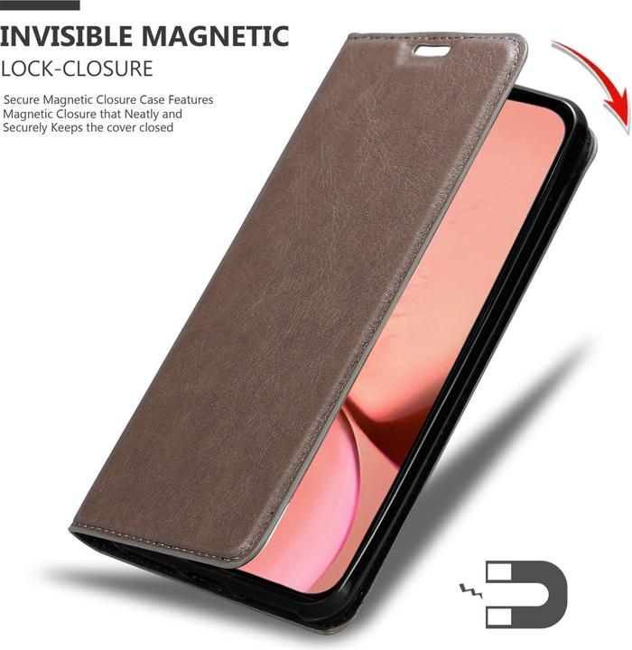 Immagine prodotto Cadorabo Libro Invis. Coperchio magnetico (Apple iPhone 13 mini)