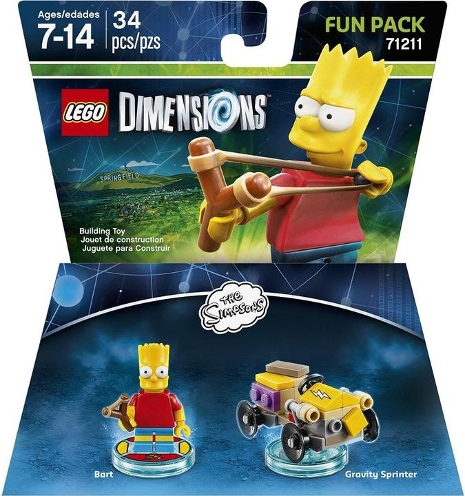 Produktbild LEGO Dimensions Bart Simpson Fun Pack (LEGO Dimensions)