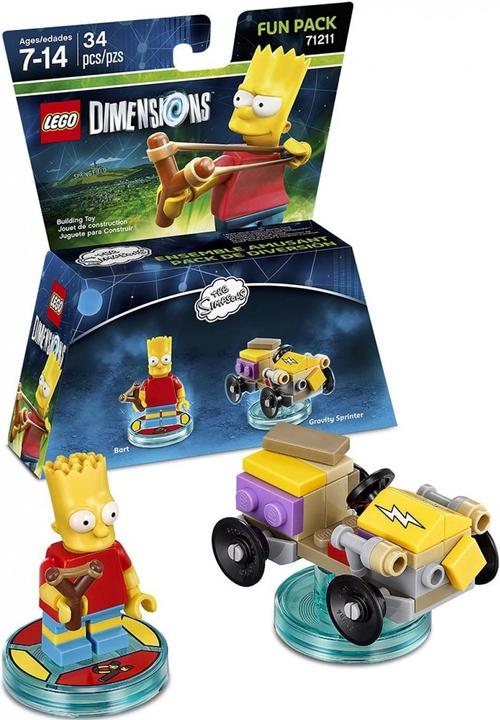 Produktbild LEGO Dimensions Bart Simpson Fun Pack (LEGO Dimensions)